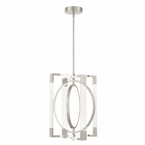 George Kovacs Double Take LED Pendant - Brushed Nickel - P2265-084-L