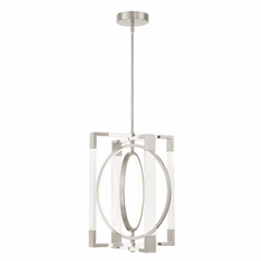 George Kovacs Double Take LED Pendant - Brushed Nickel - P2265-084-L