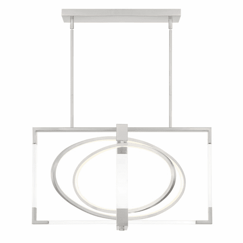 George Kovacs Double Take LED Pendant - Brushed Nickel - P2267-084-L