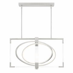 George Kovacs Double Take LED Pendant - Brushed Nickel - P2267-084-L