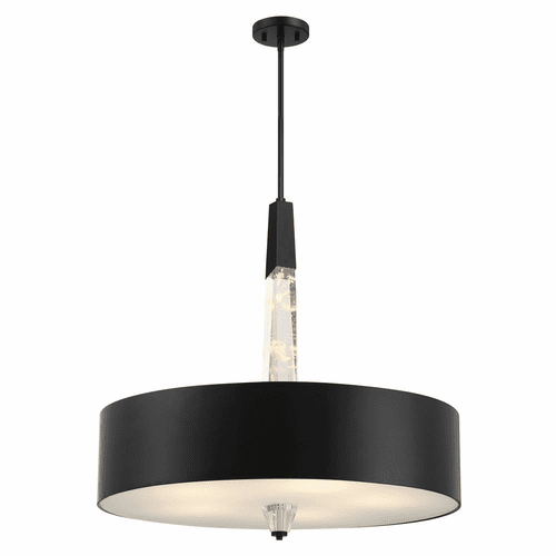 George Kovacs Drifting Droplets 5 Light LED Pendant - Coal - P1285-66A-L