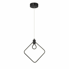 George Kovacs Edison's Outline 1 Light LED Pendant - Coal - P1904-66A-L