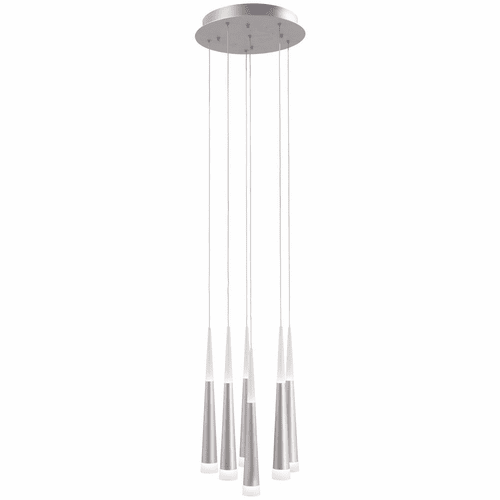 George Kovacs Gradual LED Pendant - Brushed Aluminum - P1410-600-L