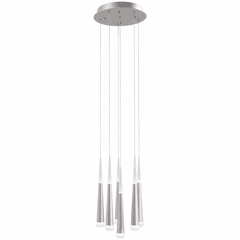 George Kovacs Gradual LED Pendant - Brushed Aluminum - P1410-600-L