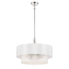 George Kovacs Gramercy 3 Light Pendant - Polished Nickel - P5393-613