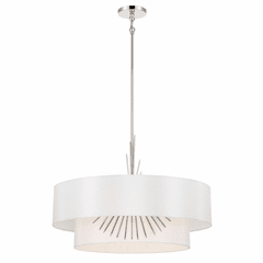 George Kovacs Gramercy 4 Light Pendant - Polished Nickel - P5394-613