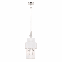 George Kovacs Gramercy 8.88" 1 Light Mini Pendant - Polished Nickel - P5391-613