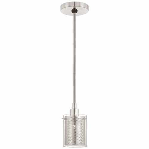 George Kovacs Grid 1-LT Mini Pendant - Chrome - P960-077