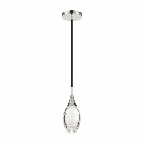 George Kovacs Hail 8W LED Mini Pendant - Polished Nickel - P5592-613-L