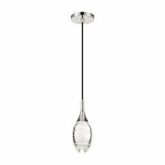 George Kovacs Hail 8W LED Mini Pendant - Polished Nickel - P5592-613-L