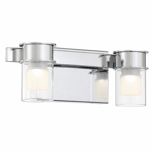 George Kovacs Herald Square 2 Light LED Bath Vanity Light - Chrome - P5412-077-L