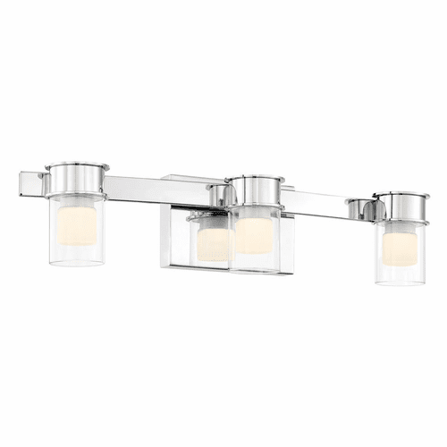 George Kovacs Herald Square 3 Light LED Bath Vanity Light - Chrome - P5413-077-L