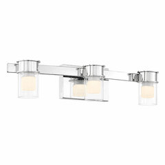 George Kovacs Herald Square 3 Light LED Bath Vanity Light - Chrome - P5413-077-L