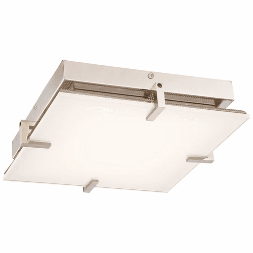 George Kovacs Hooked LED Flush Mount - Polished Nickel - P1111-613-L