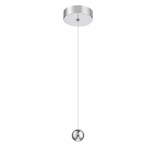 George Kovacs Itty 1 Light LED Mini Pendant - Chrome - P1460-077-L