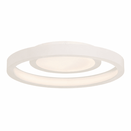 George Kovacs Knock Out LED Flush Mount - White - P2015-044-L