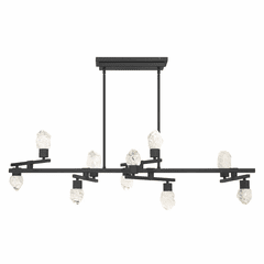 George Kovacs Kosmyc 10 Light LED Island - Sand Black - P1538-066-L