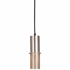 George Kovacs Larry 1-LT Mini Pendant - Satin Aluminum - P9451-2-614