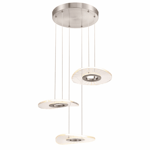 George Kovacs Light Ray LED Pendant Light - Brushed Nickel - P1783-084-L