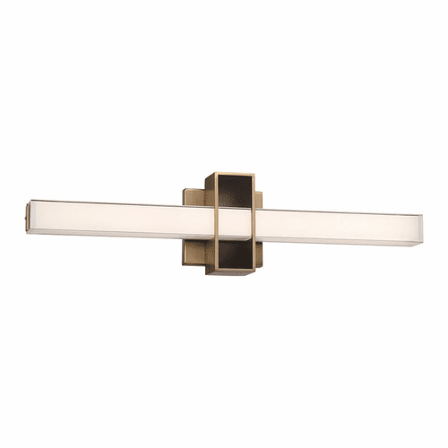 George Kovacs Major LED Bath Vanity Light - Aged Brass - P1523-575-L