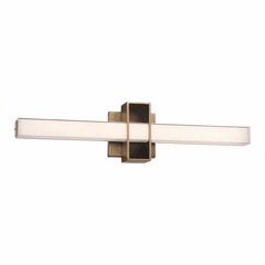 George Kovacs Major LED Bath Vanity Light - Aged Brass - P1523-575-L George Kovacs Major LED Bath Vanity Light - Aged Brass - P1523-575-L