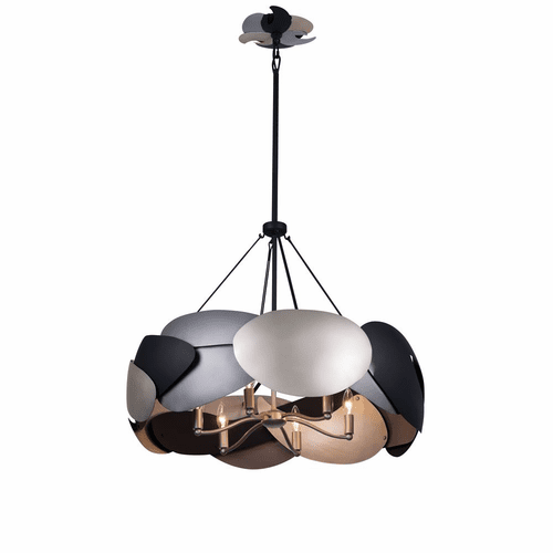 George Kovacs Metalo Misto 28" 6 Light Pendant - P1334-780