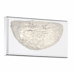George Kovacs Modern Ice 1 Light LED Bath Vanity Light - Chrome - P5441-077-L George Kovacs Modern Ice 1 Light LED Bath Vanity Light - Chrome - P5441-077-L