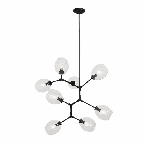 George Kovacs Nexpo 8 Light Pendant - Coal - P1365-66A