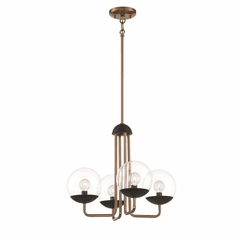 George Kovacs Outer Limits 4-LT Chandelier - Painted Bronze - P1504-416 George Kovacs Outer Limits 4-LT Chandelier - Painted Bronze - P1504-416