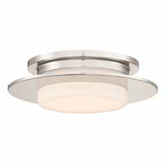 George Kovacs Press LED Flush Mount - Polished Nickel - P2016-613-L
