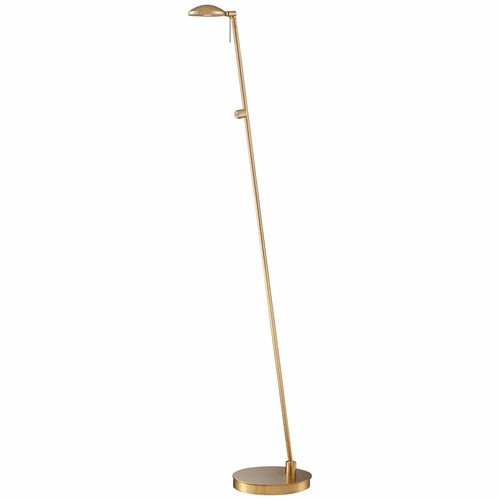 George Kovacs Reading Room 1-LT LED Floor Lamp - Honey Gold - P4334-248