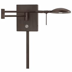 George Kovacs Reading Room 1-LT LED Swing Arm Wall Lamp - Bronze - P4338-647
