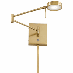 George Kovacs Reading Room 1-LT LED Swing Arm Wall Lamp - Honey Gold - P4308-248