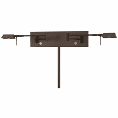 George Kovacs Reading Room 2-LT LED Swing Arm Wall Lamp - Bronze - P4319-647