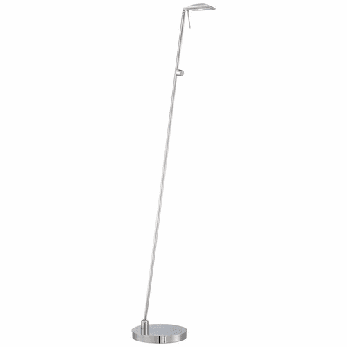 George Kovacs Reading Room Floor Lamp - Chrome - P4324-077
