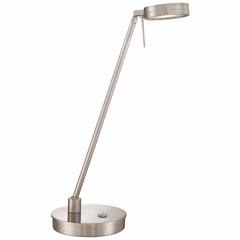 George Kovacs Reading Room Table Lamp - Brushed Nickel - P4306-084