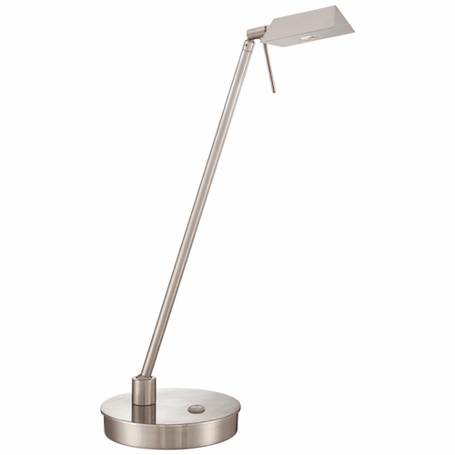 George Kovacs Reading Room Table Lamp - Brushed Nickel - P4316-084
