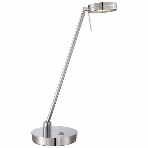 George Kovacs Reading Room Table Lamp - Chrome - P4306-077