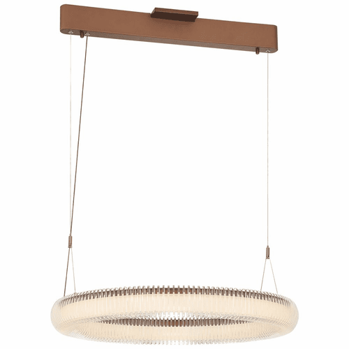 George Kovacs Roulette LED Pendant - Satin Bronze - P8172-670-L
