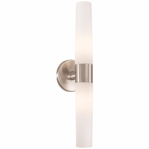 George Kovacs Saber 2-LT Bath Light - Brushed Stainless Steel - P5042-144