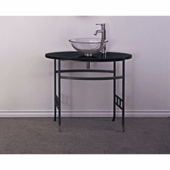 George Kovacs Sink and Pedestal - Brush Nickel - P6100-BK