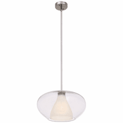 George Kovacs Soft 1-LT Pendant - Chrome - P3836-077