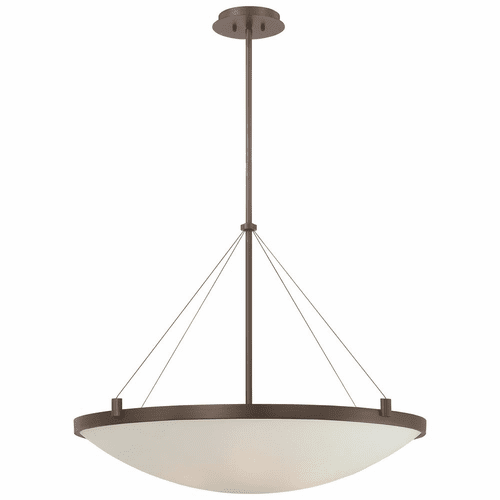 George Kovacs Suspended 6-LT Pendant - Copper Bronze Patina - P593-647