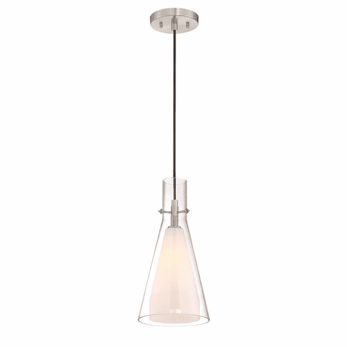 George Kovacs Taper 1-LT Pendant - Brushed Nickel - P23-084