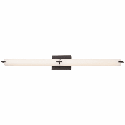 George Kovacs Tube LED Bath Light - Dark Restoration Bronze - P5046-37B-L
