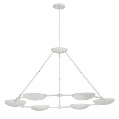 George Kovacs Undertas 6 Light Chandelier - Piastra Plaster - P1316-792