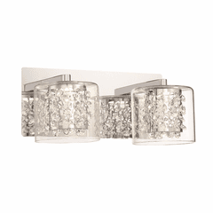 George Kovacs Wild Gems 2-LT LED Bath Light - Chrome - P1472-077-L