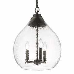 Golden Ariella 3-LT Pendant - Matte Black - 1094-3P BLK-HCG