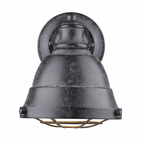 Golden Bartlett 1-LT Bath Vanity Light - Black Patina - 7312-BA1 BP