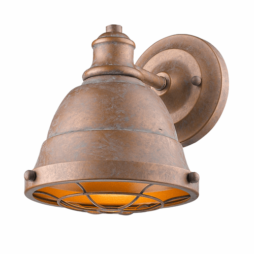 Golden Bartlett 1-LT Bath Vanity Light - Copper Patina - 7312-BA1 CP